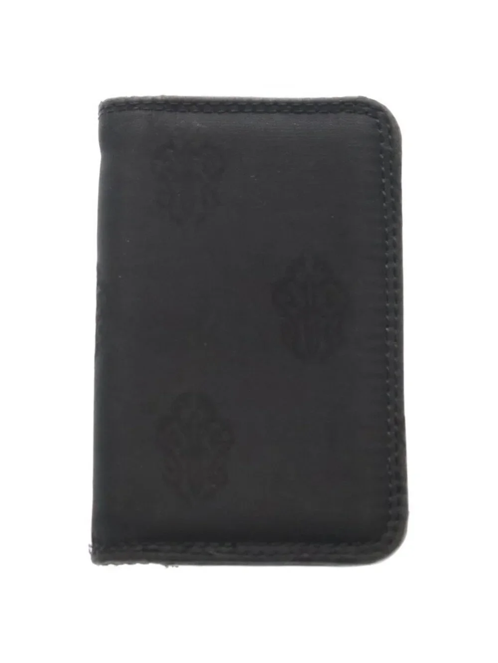 Chrome Hearts Vine Daga Allover Pattern Nylon Card Case Business Holder Grommet